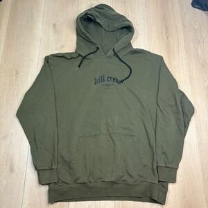 Kill Crew Inner Demons Tour Hoodie Olive Green Mens Large Graphic Sweatshirt